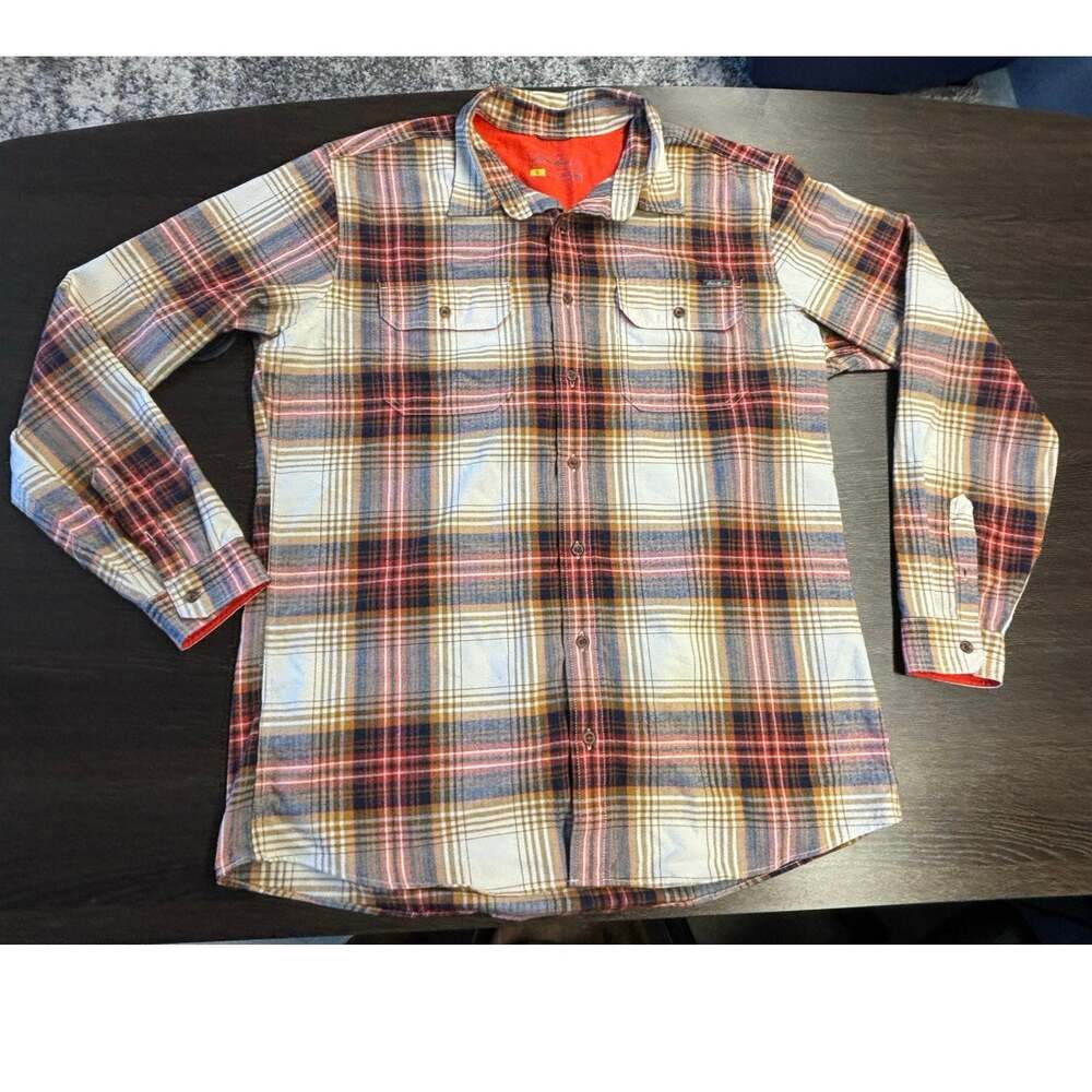 Eddie Bauer Men’s XL Tall Classic Fit Plaid Button-Up Shirt NWOT